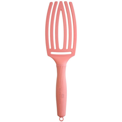 Olivia Garden Finger Brush Love Edition Care Iconic Boar&Nylon Radiant Peach - Medium