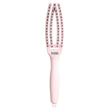 Olivia Garden Finger Brush Pastel Pink Haarborstel - Small