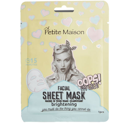 Petite Maison Brightening Facial Sheet Mask - 3x25ml