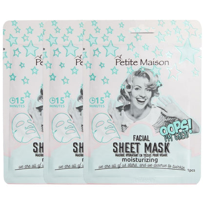 Petite Maison Moisturizing Facial Sheet Mask - 3x25ml