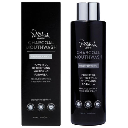 Polished London Charcoal Mondwater - 300ml