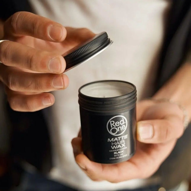 Red One Black Matte Hair Wax - 100ml