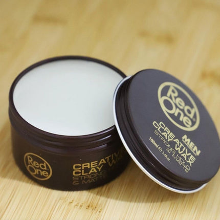 Red One Creative Clay Wax Strong Hold & Matte - 100ml