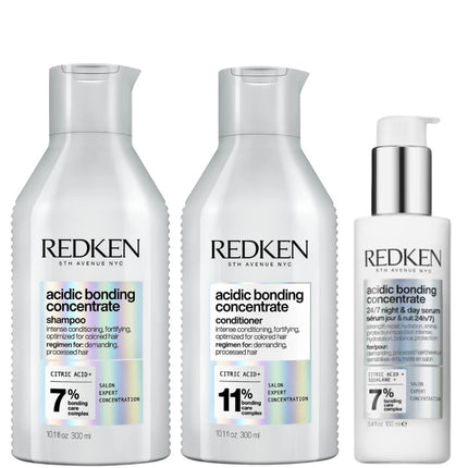Redken Acidic Bonding 24/7 Serum Set - 2x300+100ml