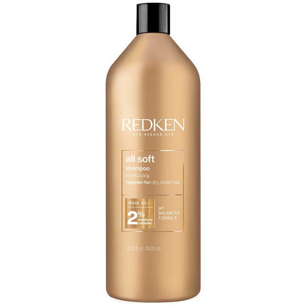 Redken All Soft Argan Oil Shampoo - 1000ml