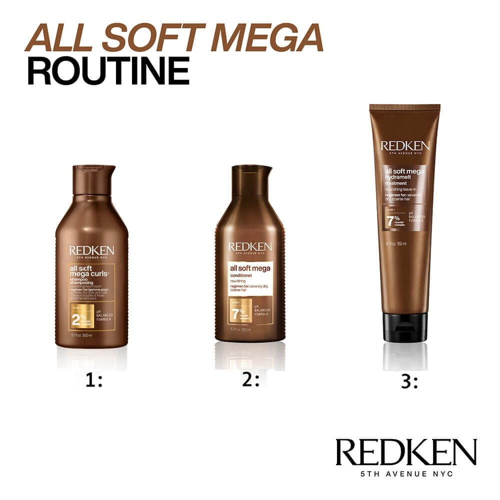 Redken All Soft Mega Curls Luxe Set - 2x300ml+150ml