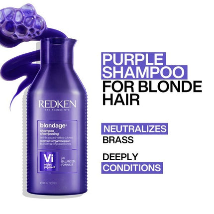 Redken Color Extend Blondage Color Depositing Shampoo - 1000ml