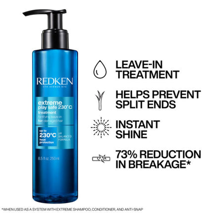 Redken Extreme Play Safe Leave-In Treatment Fortifying Heat Protection - 200ml