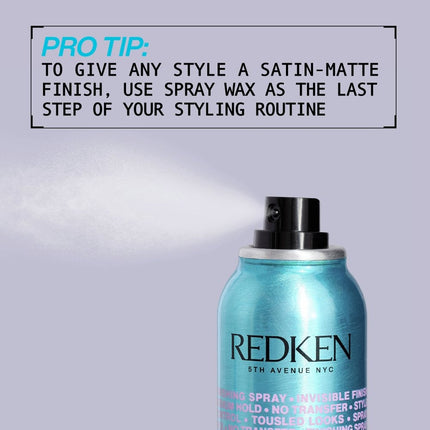 Redken Texturize Wax Blast 10 High Impact Finishing Spray Wax - 150ml