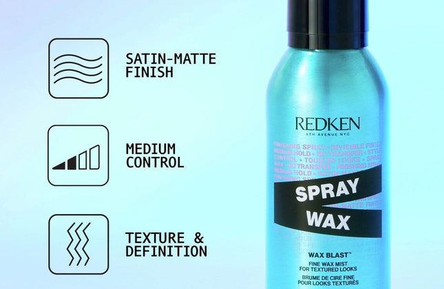 Redken Texturize Wax Blast 10 High Impact Finishing Spray Wax - 150ml