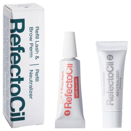 RefectoCil Eyelash Curl & lift Refill Products Lash Perm & Neutralizer - 2x3.5ml