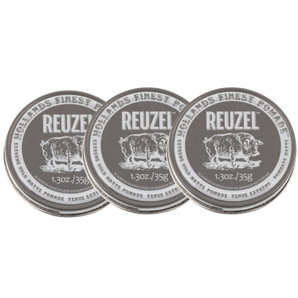 Reuzel Extreme Hold Matte Pomade 3-Pack - 3x95gr.