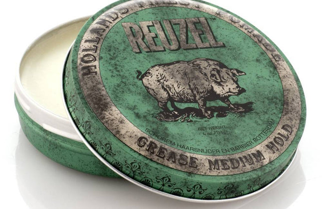 Reuzel Grease Medium Hold Pomade (Groen)