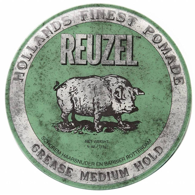 Reuzel Grease Medium Hold Pomade (Groen)