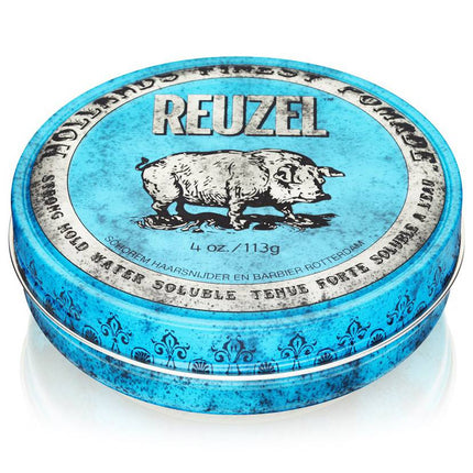 Reuzel Strong Hold Water Soluble Pomade (Blauw) Travelsize - 35gr.