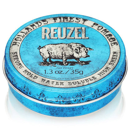 Reuzel Strong Hold Water Soluble Pomade (Blauw)