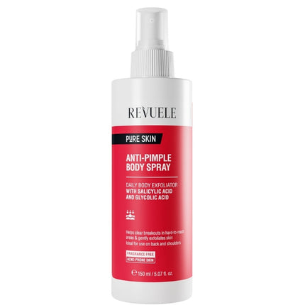 Revuele Pure Skin Anti-Pimple Exfoliating Body Spray - 150ml