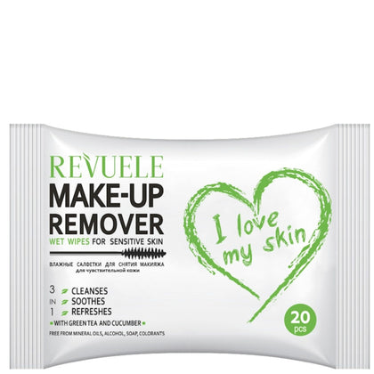 Revuele Wet Wipes For Eyes and Face Sensitive Skin - 20pcs