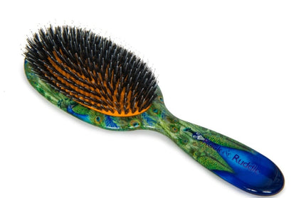 Rock & Ruddle Haarborstel Pauwen Groot