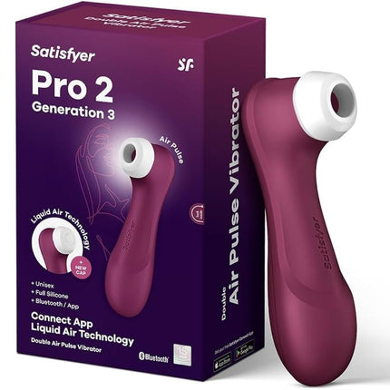 Satisfyer Pro 2 Generation 3 App Controlled - Wine Red