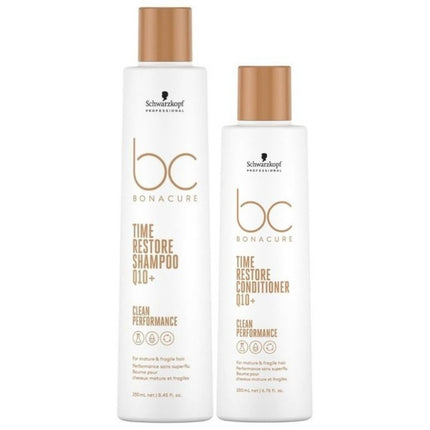 Schwarzkopf BC Q10+ Time Restore Care Set - 250+200ml
