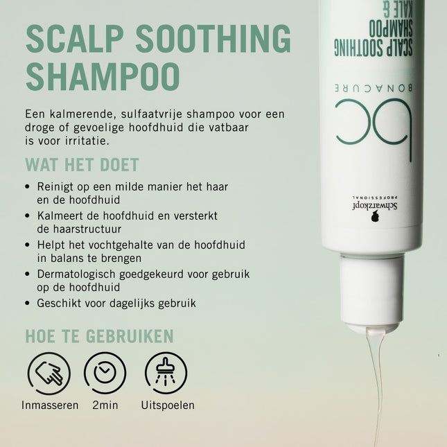 Schwarzkopf BC Scalp Care Soothing Shampoo - 1000ml