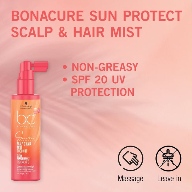 Schwarzkopf BC Sun Protect Scalp & Hair Mist - 100ml