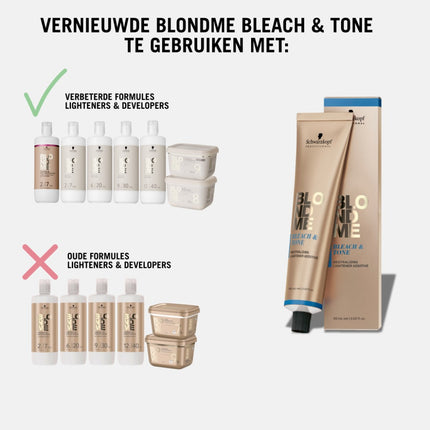 Schwarzkopf Blond Me Bleach & Tone - 60ml