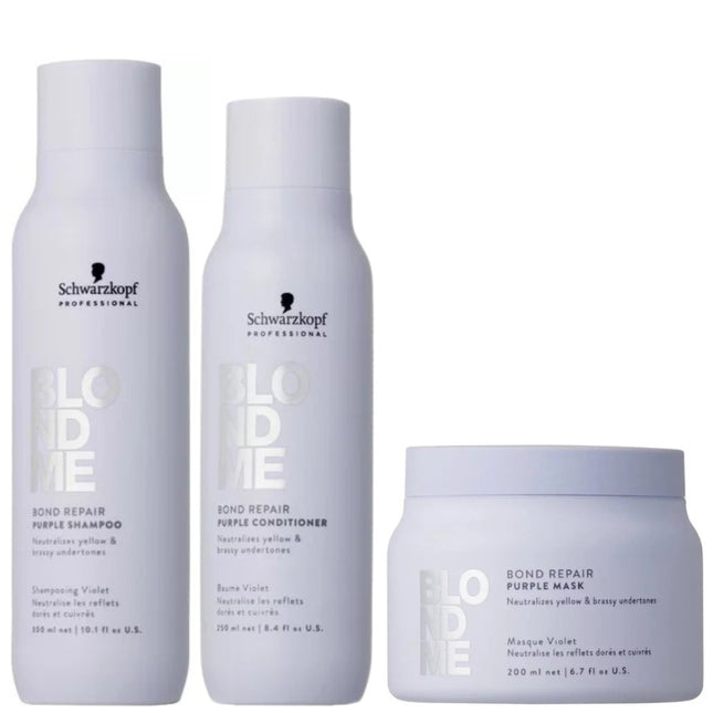 Schwarzkopf Blond Me Purple Toning XL Set - 300+250+200ml