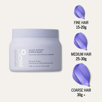 Schwarzkopf BlondMe Bond Repair Purple Mask