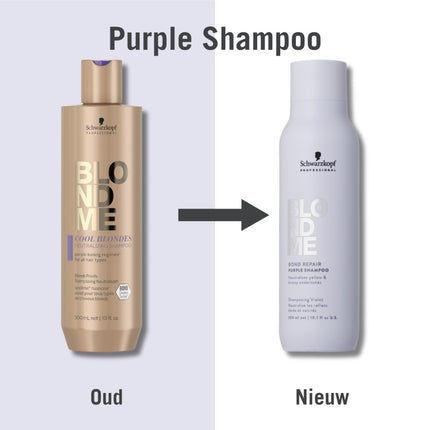Schwarzkopf BlondMe Bond Repair Purple Shampoo