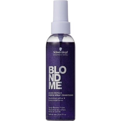Schwarzkopf BlondMe Bond Repair Purple Spray Conditioner - 150ml
