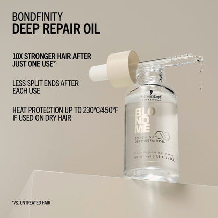 Schwarzkopf BlondMe Bondfinity Deep Repair Oil - 50ml