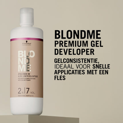 Schwarzkopf BLONDME Premium Gel Developer 2% - 1000ml