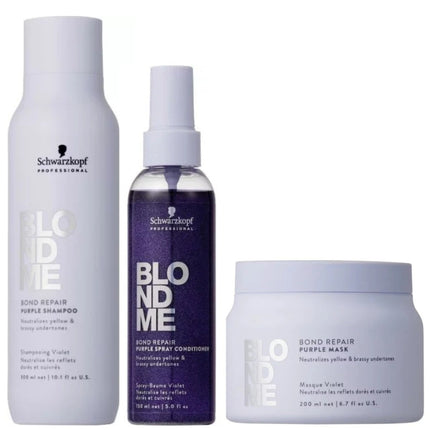 Schwarzkopf BLONDME Purple Toning XL Set - 300+150+200ml