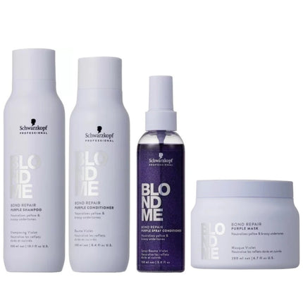 Schwarzkopf BLONDME Purple Toning XXL Set - 300+250+150+200ml