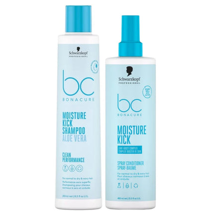 Schwarzkopf Bonacure Moisture Kick Care Spray Set - 250+200ml