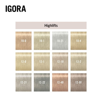 Schwarzkopf Igora Royal Highlifts Color Cream - 60ml
