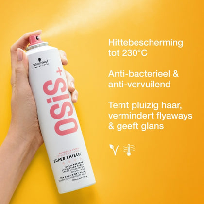 Schwarzkopf OSiS+ Smooth & Shine Super Shield Protection Spray - 300ml