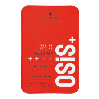 Schwarzkopf OSiS+ Texture Mess Up Matte Paste - 100ml