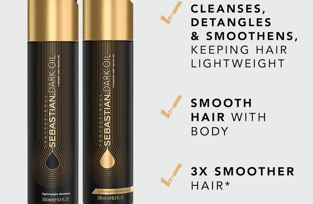 Sebastian Dark Oil Lightweight  Duo - 2x250ml