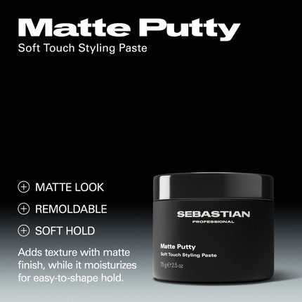 Sebastian Matte Putty Paste - 75g
