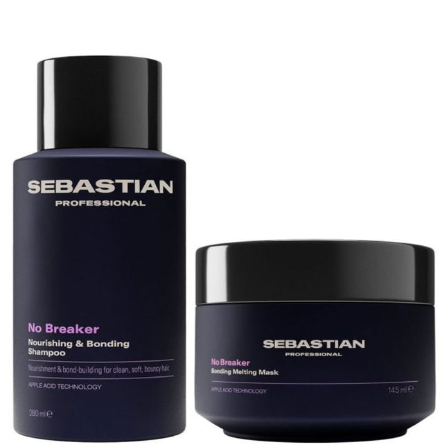 Sebastian No.Breaker Shampoo & Bonding Melting Mask Set - 280+145ml