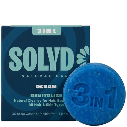 ShampooBars 3-in-1 Bar Ocean Haar, Lichaam en Gezicht - 60g