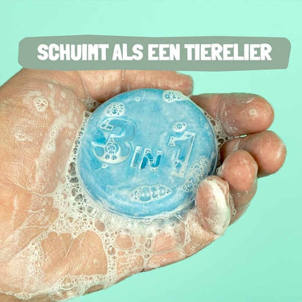 ShampooBars 3-in-1 Bar Ocean Haar, Lichaam en Gezicht - 60g