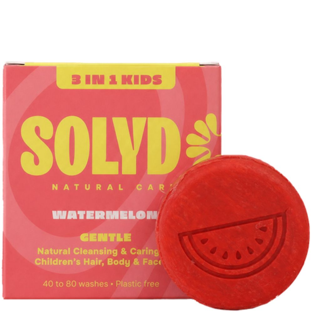 ShampooBars 3-in-1 Kids Bar Watermeloen Haar en Lichaam - 60g