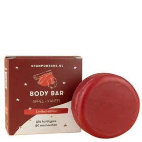 ShampooBars Body Bar Appel Kaneel alle huidtypes - 60g