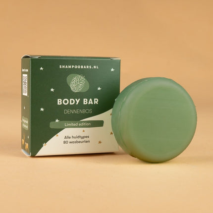 ShampooBars Body Bar Dennenbos Alle huidtypes - 60g