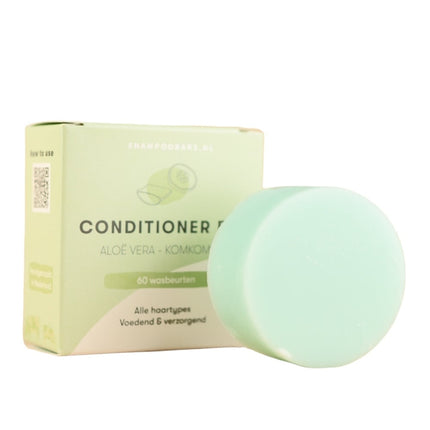 ShampooBars Conditioner Bar Aloë Vera - Komkommer voor alle haartypes - 45g