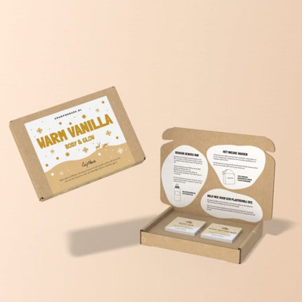 ShampooBars Giftbox Warm Vanilla Body & Glow - 60+45gr